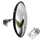 Convex Mirror - 18" Security Mirror for Business, Garage, Warehouse, Office. 18 Inch Convex Safety Mirror Indoor Outdoor with Clear View Wall-Mounted