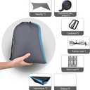 Camping Hammock with Mosquito Net Rain Fly Heavy Duty Tree Strap Nylon Parachute Single Double Hammock Tent Waterproof Rainfly Set for Camping Backpacking Backyard Patio Hiking Travel Outdoor