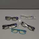 Gaoye Professional Reading Glasses for All Day - Computer Readers with Blue Light Protection - Value Pack
