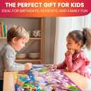 QUOKKA 100 Piece Puzzles for Kids Ages 4-6  4 Puzzles for Kids Ages 6-8  Search and Find Ocean and Forest Animals Kid Activities for 8-10 yo  Toddler Learning Toy Game Gift for Boys and Girls 5-8