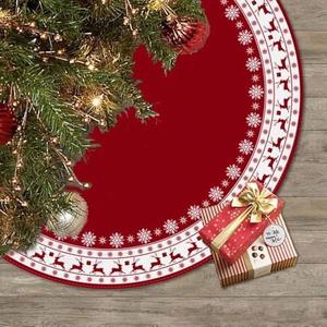 Christmas Tree Skirt, Green Monster Tree Skirt, Indoor Outdoor Christmas Decoration for Xmas Holiday Christmas Decorations (60 inches)