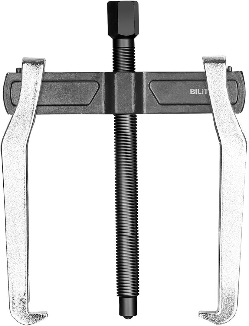BILITOOLS 6" 2 Jaw Gear Puller, Small Bearing & Pulley Removal Tool, Internal External Reversible for Flywheel, Gears & Pulleys