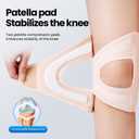 Galvaran Knee Brace for Women & Men, Relief Recovery Meniscus Tear, Arthritis Pain, ACL & MCL, Knee with Side StabilizersAdjustable Knee Support (Nude Pink, Large)