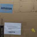 SONGMICS 50.2-Gallon (190 L) Laundry Basket with Wheels, Rolling Round Heavy-Duty Laundry Hamper Cart with Steel Frame and Removable Bag, 2 Locking Wheels, Cream White and Metallic Silver URLS01MZ