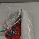 RUGVIGO Indoor Christmas Rugs for Kitchen Bathroom, Scalloped 2x3 Washable Holiday Area Rug for Entrance Bedroom, Soft Non-Slip Small Cute Door Mat, Winter Throw Carpet for Bedside, Red