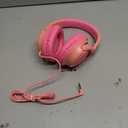 iClever Kids Headphones with Cord, 85dBA Safe Volume Wired Headphones for Kids, Stereo Sound Foldable Adjustable, 3.5mm Jack, Over Ear Kid Headphone for School/Boys/Girls/iPad/Tablet/Travel, Pink2