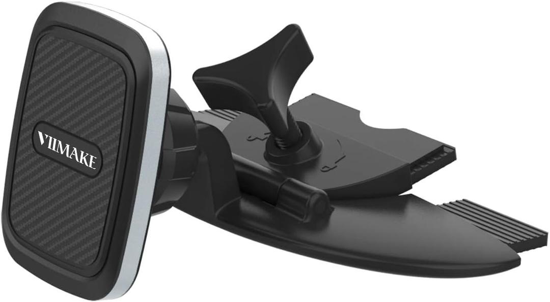 Car Phone Mount,Magnetic Cd Slot Car Mount Phone Holder 6 Magnet for iPhone 11 Pro Xs MAX XR XS X 8 7 Plus, Galaxy S10 S10+ S10e S9 Note 9 (Black)