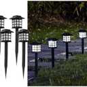 NEWOTE Solar Outdoor Garden Lawn Landscape Lights 10Pack Waterproof, Outside LED Decorative Lights Landscape Lighting for Yard Patio Driveway Garden (White)
