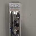 Wahl Micro Groomsman Battery Personal Trimmer for Hygienic Grooming with Rinseable, Interchangeable Heads for Eyebrows, Neckline, Nose, Ears, & Other Detailing - 05640-600 (4 Piece Set)