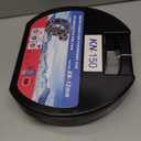 Snow Chains for Car Tires Manual Tightening, Universal Adjustable Emergency Portable Tire Chains, Suitable for Commuter Car and SUV, Set of 2 (KN100)