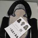 COOLBEBE Upgraded 3-in-1 Babybody Support for Newborn Infant Toddler - Extra Soft Car Seat Insert Cushion Pad, Perfect for Carseats, Strollers, Swings, Black