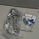 Ion Drops Filtered Shower Head with Handheld, High Pressure Water Flow Showerhead, with Shower Head Filter for Hard Water Boosting, with ON/OFF Switch and Rotatable Head (Silver gray)