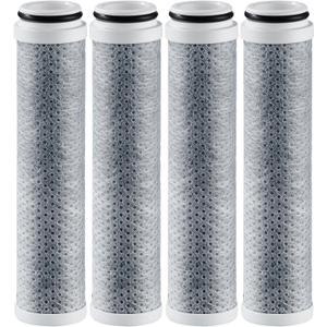 Cobbe 4 Pack Replacement Filters for Handheld Shower Head - 2.0 Carbon Shower Head Filter System - Removes Over 99% Chlorine - Reduces Dry Itchy Skin from Hard Water