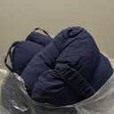 Chair Cushions for Dining Chairs, Non-Slip Kitchen Chair Pads with Ties, Tufted Shredded Foam Kitchen Chair Cushions Set of 4, 15.5" X 15.5", Royal Blue