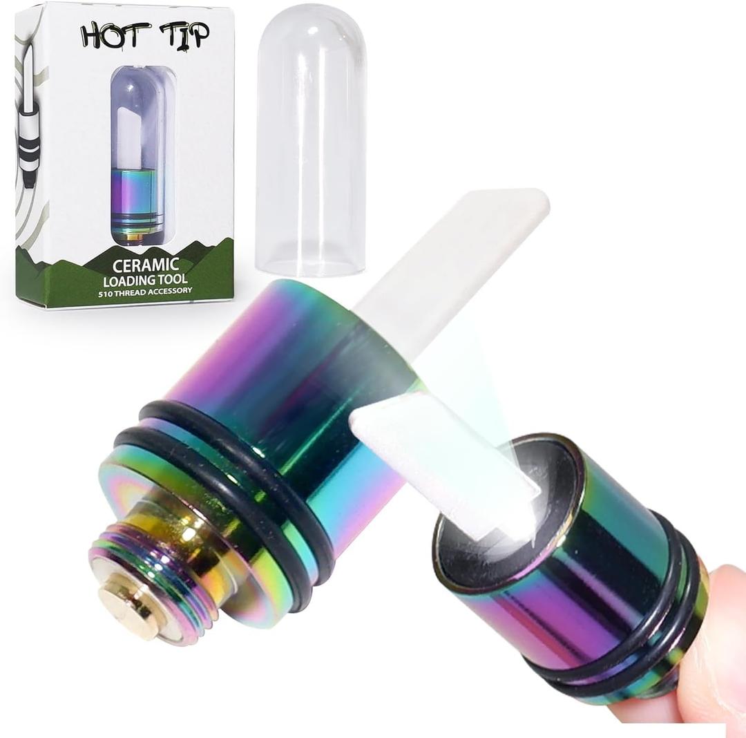 Ceramic Hot Knife Tip are Heating Multi-Tool for Slicing Wax or Viscous oil etc(Mixed color)1PC