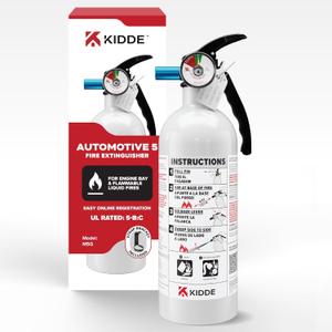 Kidde Fire Extinguisher for Vehicles, Cars, Trucks, Single-Use 5BC