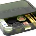 Makeup Organizer Drawers Stackable, Bathroom Vanity Organizers and Storage, Great for Cosmetics, skincare, Lipsticks, Nail Care (Green,1 Drawer)