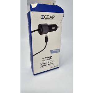 ZGEAR Fast Charge Car Charger For Apple Devices 12W 6 Feet