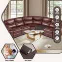 KinCam Waterproof Recliner Sectional Couch Covers, Oversized Reclining Sofa Covers for L Shape Couch, Non Slip Couch Cover for Sofa Washable Slipcover (1 Seat Couch Cover, Chocolate)