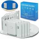 Bed Sheet Holders for Corners, New Upgrade Fitted Sheet Holder Keep Sheets Firm & Tight for Most Mattress/Sheet Sizes, Bed Sheet Straps with Anti Locks, Bed Lock Sheet Holders 4PCS (Gley)