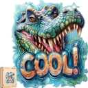 Reouinty Wooden Puzzles for Adults, Ugly Evil Puzzle, Crocodile Jigsaw Puzzles 200 Pieces, Animal Unique Shaped Wood Cut Puzzle Gifts for Family Games 9.7x11.2 in