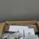 Crystal Ceiling Fan Fandelier with Lights-Ceiling Fans,50" Low Profile and Remote Control, Flush Mount, Reversible, Dimmable, Noiseless, Black Ceiling Fan for Bedroom