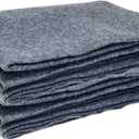 Vakly 2 Pack Emergency Throw Blanket [80x40] Disposable Fleece Military Cover  for Traveling, Camping, Car, Outdoor Survival, Homeless Shelters & Everyday Use (2, Gray, 40" x 80")