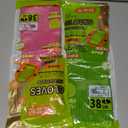 IUCGE Rubber dishwashing gloves 2 Pairs for kitchen,Cleaning washing dish gloves long for household reuseable durable.(Large,Multicolor)