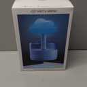 Cloud Rain Humidifier for Bedroom with Soothing Rain Sounds, Water Drip Mushroom Humidifiers 7 Colors Mood Raindrop Air Moisturizer Waterfall Night Light Sleep Aid Diffuser (White Cloud, CH08)