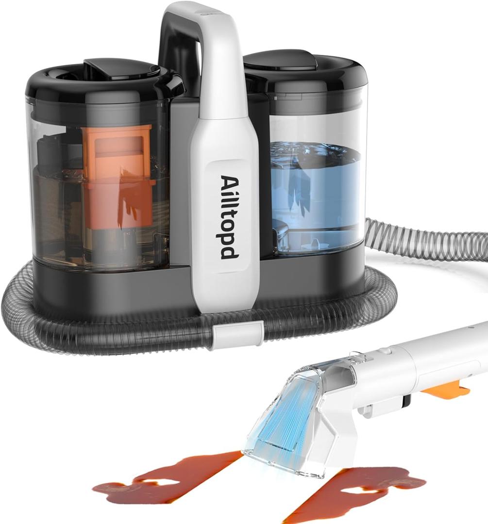 15Kpa Handheld Spot Cleaner & Carpet Extractor for Furniture, Car, Stars, Rug