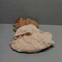 Muslin Crib Sheets for Boys Girls 100% Cotton Fitted Baby Crib Sheet 2 Pack Soft and Breathable for Standard Crib Mattress & Toddler Mattress 52x28in (Beige & Coffee)