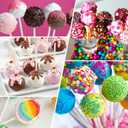 Palksky Cake Pop Kit - Cake Pop Mold With 100Pcs Cake Pop Sticks and Wrappers, Cake Pop Maker Supplies for Lollipops, Hard Candy, Chocolate