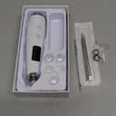 Blackhead Remover Pore Vacuum, Pore Cleaner for Face with 5 Attachments & 3 Suction Levels, USB Rechargeable Facial Blackhead Extractor Tool for Women & Men (Pearl White)