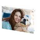 Cherrich Acrylic Picture Frame 4x6, Double Sided Photo Frames for Refrigerator with Magnetic Corners, Transparent Acrylic Frame for Desk or Tabletop Display Family, Wedding, Baby Pictures(3 Pack)