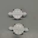 DIGITEN 1/4" Automatic Shut-Off Valve with Quick-Connect Fittings For RO Reverse Osmosis(Pack of 2)