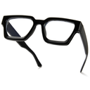 livho Oversized up to 99% Blue Light Blocking Glasses for Woman - Rectangle Fashion Glasses for Computer, Chic Preppy Frame