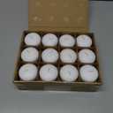 Ashlux White Floating Candles 2 inch, 24 Pack Floating Candles 5-6 Hours Long Burning, Unscented Floating Candle for Centerpieces, Wedding, Christmas Lights, Romantic Night for Her/Him Set