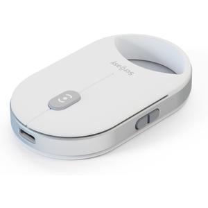Pressure-Sensitive Flying Scroll Mouse | Small & Slim | 4-Levels DPI | 4-L Scroll Speed Ratio | Silent | Tri-Mode(Dual Bluetooth/2.4G/USB) | Portable Wireless Mice for Notebook, Laptop, Pad, PC(White)