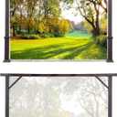Outdoor Patio Backdrop Screen, Used to Decorate Wall Gardes Courtyard, Weather-Resistant Vinyl Fabric (9ft5in × 7ft1in)