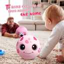 VangeBow Silent Indoor Soccer Balls for Toddlers 1-3, Inflatable Soft Plush Baby Toddler Soccer Ball Toys Gifts for 1 2 3 4 5 Year Old Boy Girl First Birthday Gift (Axolotl, Pump Include)