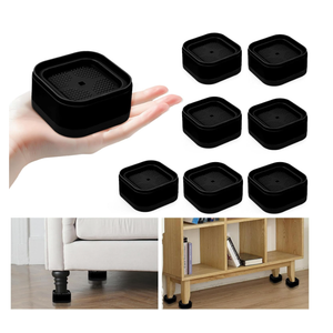 8 Pack Furniture Risers Adjustable Bed Risers Heavy Duty Stackable | Bed Raisers for Table Desk Couch Chair Sofa Cabinet Bed Legs Lift Height 1"