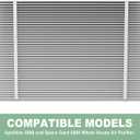 （2 Pack）501 Replacement Furnace Filter Compatible with AprilAire 5000 Whole-House Air Purifier - 16x25x6 MERV 15, Clean Air & Dust，incloud 2 Pleat Spacers