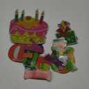 Frienda 27 Pieces Birthday Car Decoration Colorful Reflective Automotive Happy Birthday Magnets for Car Refrigerator Metal Surface Decoration