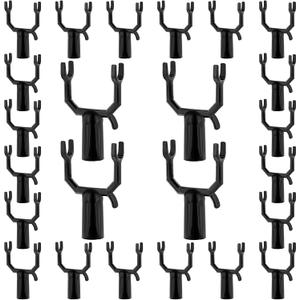 24 Pcs Tree Branch Support Metal Tree Crutch Support Device Tree Leaning Tree Straightening Kit Propping Up Branch Spreaders Fruits Tree Garden Stakes Broom Pole Anchor 0.75" Round Pipe Garden Yard