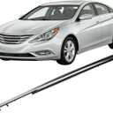 Chrome Front Left Driver Side Fender Garnish Molding Trim Replacement for Sonata 2011-2014