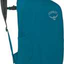 Osprey Ultralight Collapsible Stuff Pack - Lightweight, Packable Travel Backpack  Extra Bag For Travel and Every Day  18 L Capacity Daypack to Expand Luggage, Waterfront Blue