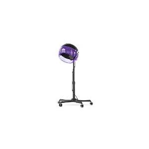 Professional Standing Hair Dryer - 1875W Floor Standing Hooded Dryer Hair Bonnet with Ionic Generator for Professional Salon Station Spa Home Use Hair Drying Treatment Adds Shine Volume (Purple)