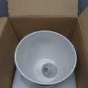 10 Inch Plant Pot Ceramic Planter Pot with Drainage Hole and Saucer Round Planter Large Flower Pot for Indoor Outdoor Plants Home Garden Decor White