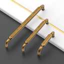 Asidrama 10 Pack 7.5 Inch(192mm) Brushed Antique Brass Kitchen Cabinet Handles Antique Brass Cabinet Pulls Cabinet Hardware for Cupboard Drawer