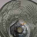 ULAROOM Cordless Lamp Rechargeable Battery Operated lamp, Glass Table Lamp Remote Control - Dimmable Brightness Touch Wireless Bedside Lamp for Bedroom Kitchen Dining Home Living Room Decor Green, Lightbulb Not Included